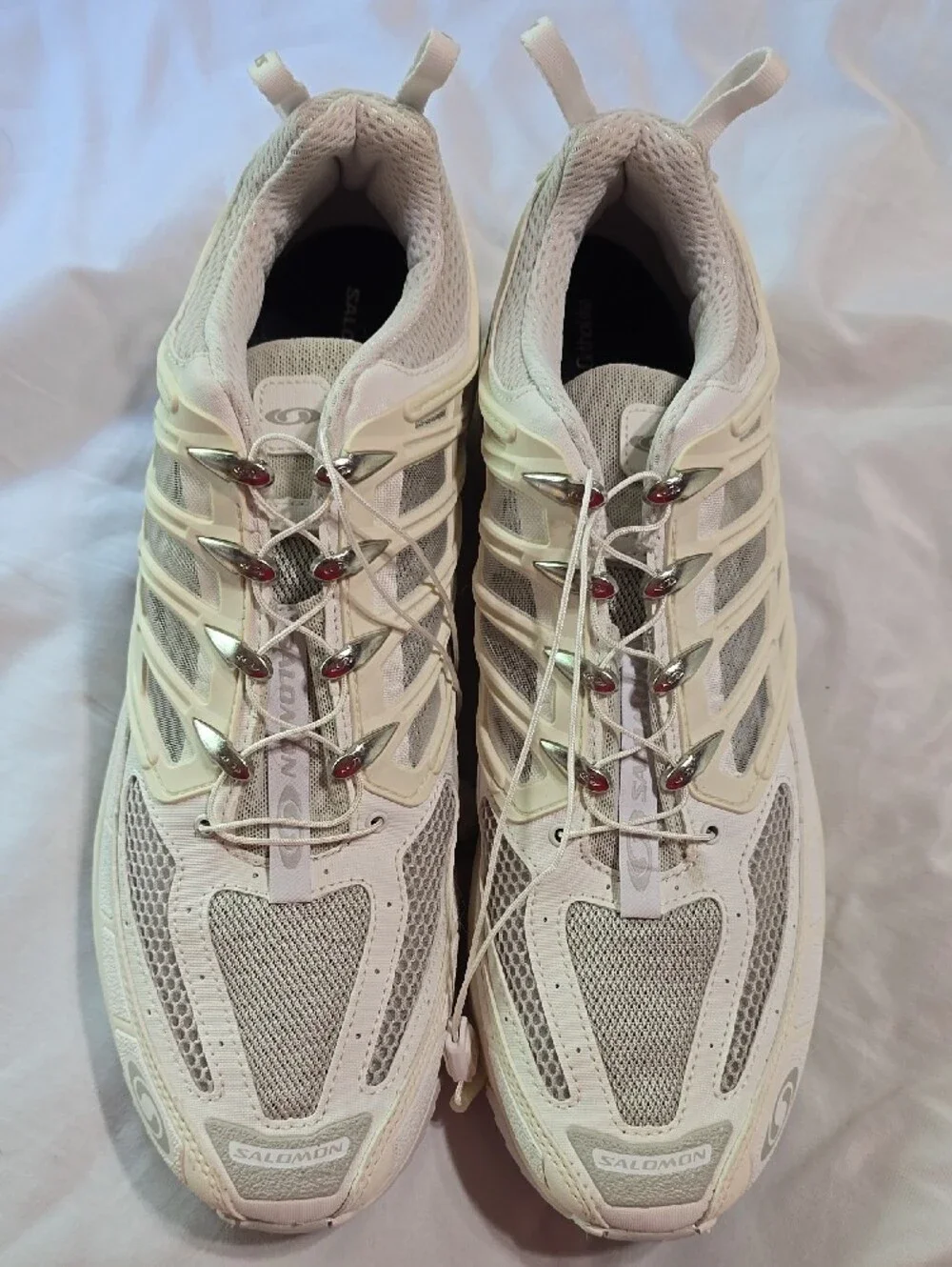 Salomon ACS Pro -White / Vanilla Ice / Lunar Rock (never worn)